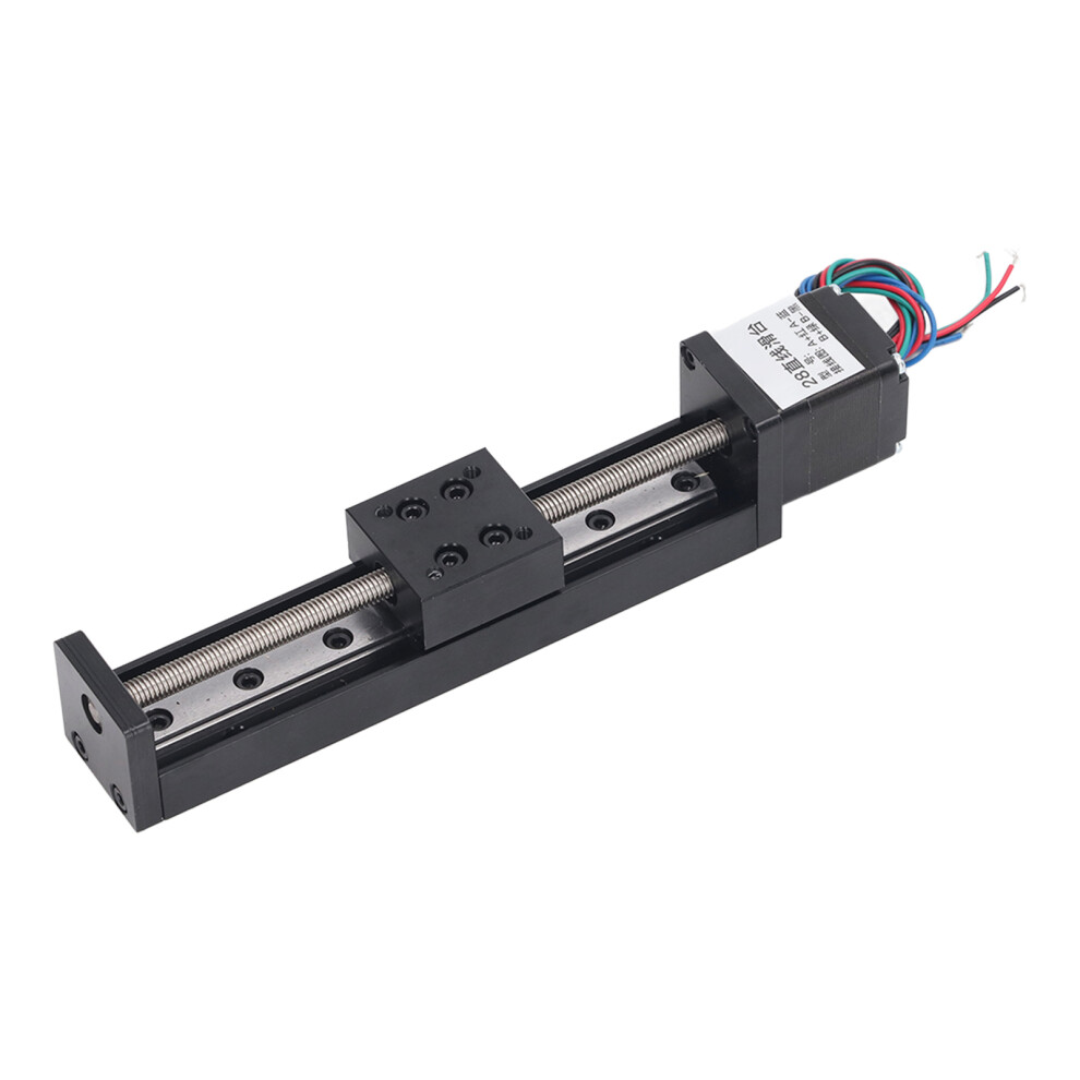 Linear Slide Table 100Mm Stroke Aluminum Alloy Steel High Precision 9431370681970