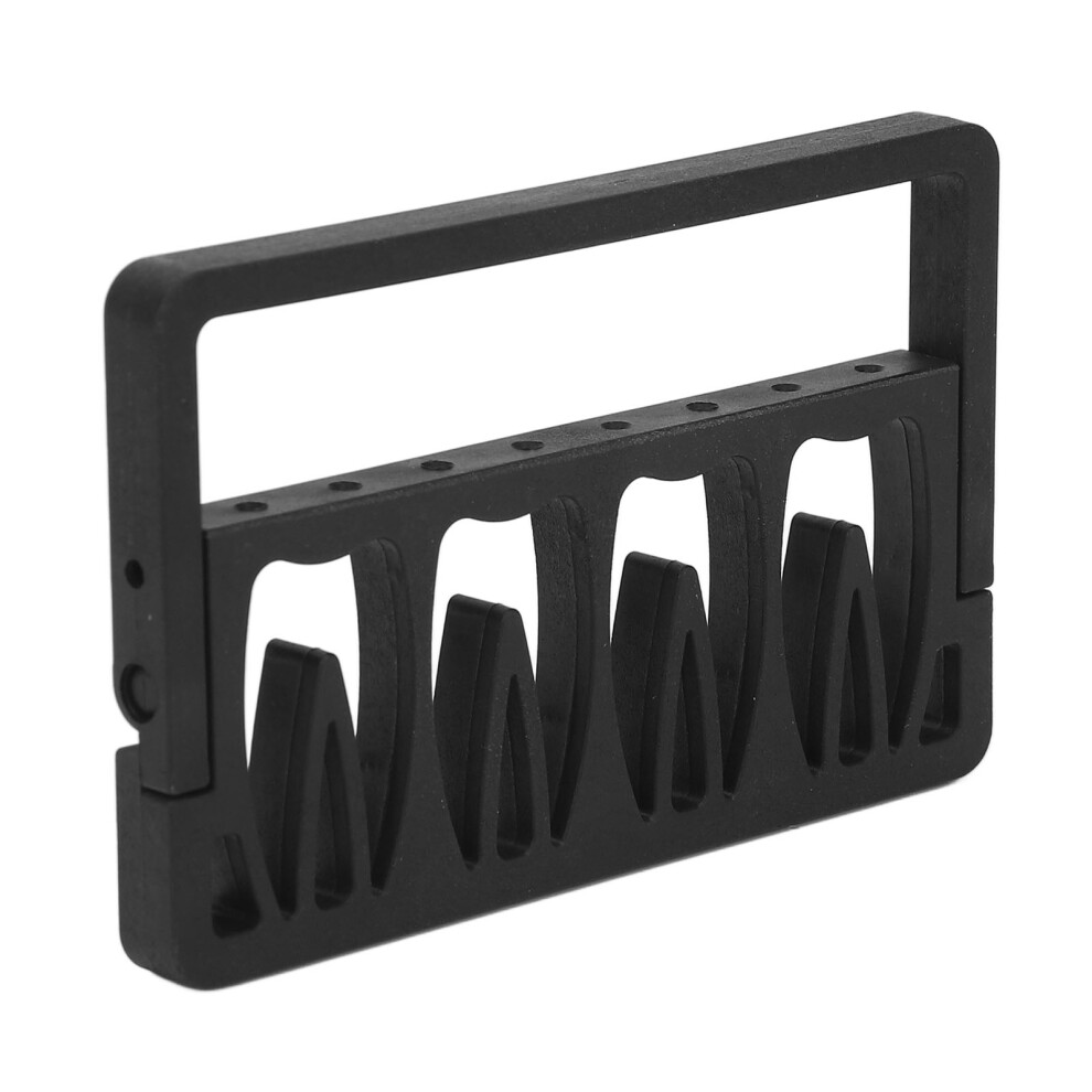 Black Durable Dental Canal Files Holder Box Autoclavable 8-Hole Design