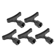 Golf Shoe Spike Wrench Set, Strong Applicability for All Standard Spikes, Lightweight Portable Hardware Material Tool for Quick Nail Replacement, Ergo