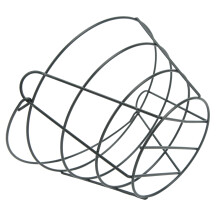 Golfball-Tragekorb aus Metall, leicht, mit großem Fassungsvermögen und faltbarem Griff