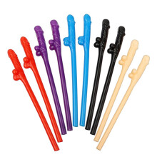 Rietjes voor volwassenen voor vrijgezellenfeestjes, ondeugende siliconen of plastic drinkbuisjes voor volwassenen, herbruikbare rietjes met een