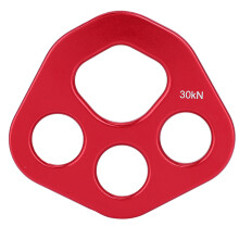 Multi-Hole Rigging Plate For Outdoor Adventures, Climbing Equipment With Uniform Force Distribution, Lightweight Durable Aluminium Alloy For Rigging S