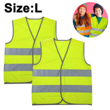 Sicherheitsweste für Kinder, gut sichtbar, mit reflektierenden Streifen, leicht und atmungsaktiv, reflektierende Sicherheitsweste für Kinder für