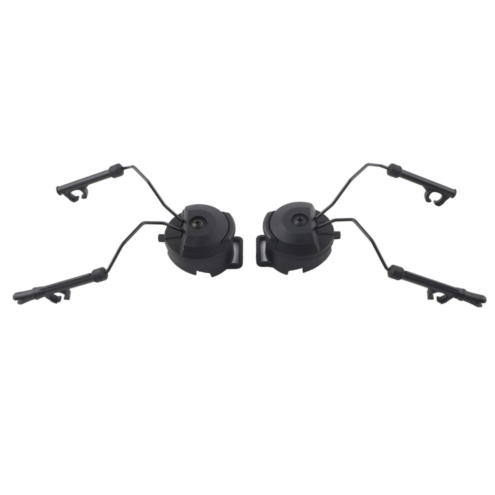 Arc Rail Adapter, Tactical Headset Compatible Rail Connector For Ear Muffs, Helmet Mounting Version With 360 Swivel Design, Improved Comfort & 9177303919719