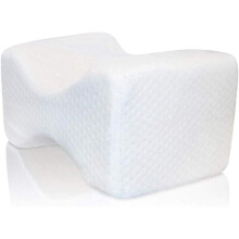 Comfortable Knee Pillow For Side Sleepers, Breathable Material Wedge Contour Orthopedic Design, Memory Foam Leg Pillow For Blood Circulation, Reduces