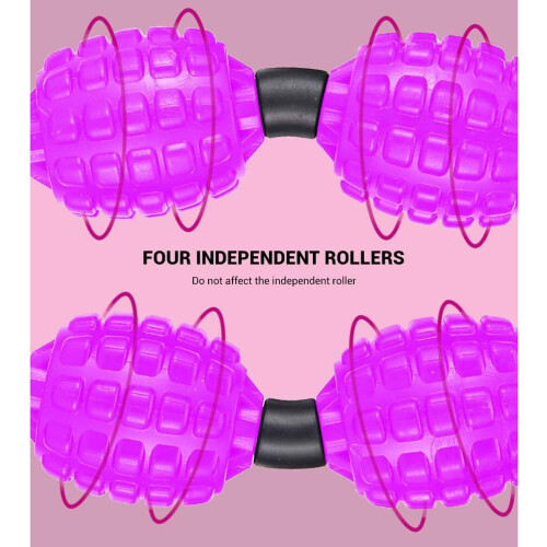 Professional Muscle Roller, Deep Tissue Massage Tool with Ergonomic Design for Adjustable Width, Enhancing Post-Recovery Exercise, Flexible Use for At 1