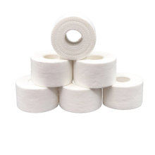 Professional Athletic Tape, Breathable Non-Elastic Cotton Fabric for Ultimate Support, Ideal for Multi-Sport Use, White Color, 5cm*13.7m Length