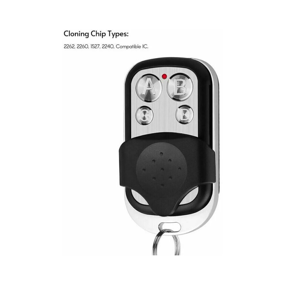 Protective Universal Garage Door Remote, 4-Button Programmable Compatible Liftmaster Chamberlain Craftsman With Multi-Frequency Security+2.0 9169997214010
