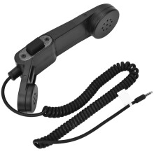 Microfono altoparlante portatile militare per radio dell'esercito, compatibile con pulsante Push To Talk, walkie talkie, radio ricetrasmittente con