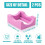 Non Slip Pink Silicone Cup Holder with Multi-angle Crafting Support 4