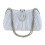 Leichte Abendtasche, plissierte Abendtasche mit-Silber 1