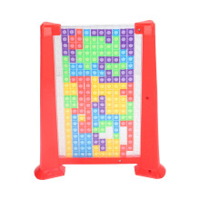 Buntes russisches Bausteine-Puzzle-Spielzeug – Eltern-Kind-Interaktiv, Kunststoff, 22,9x19,8x5,2 cm