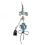 Plastic Blue Clovers Pendant Strap For Mobile Keys Handmade 6