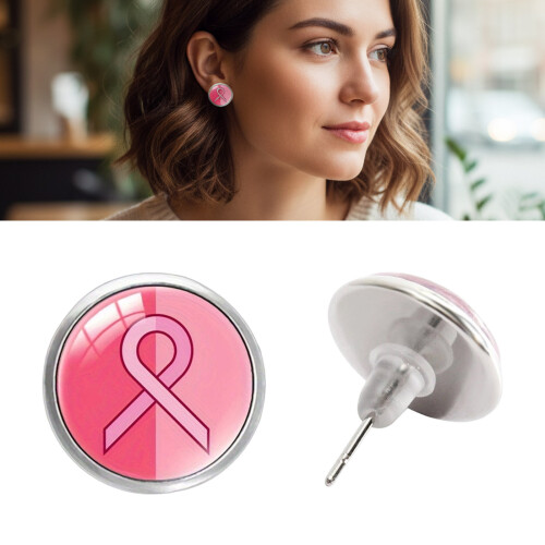 Boucles d'oreilles à la mode pour le cancer du sein,-SSS3 2