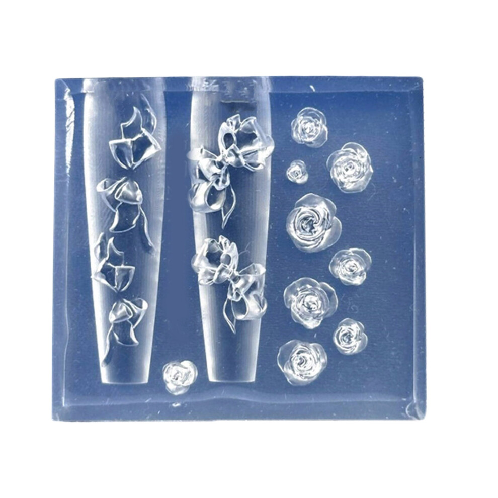 Multipurpose 3D Silicone Mould For Nail Artistics And-pattern 3