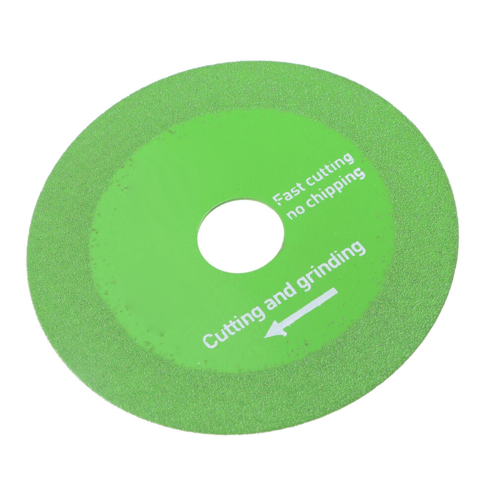 Glass Cutting Disc 100X20x15x1mm Brazed Emery Blackish Green 6931370688021