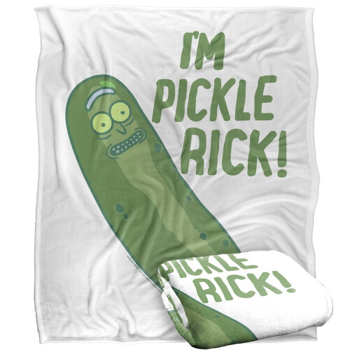 Rick And Morty Rick And Morty Pickle Rick Blanket 2