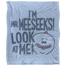 Rick And Morty Look At Me Mr Meeseeks Blanket
