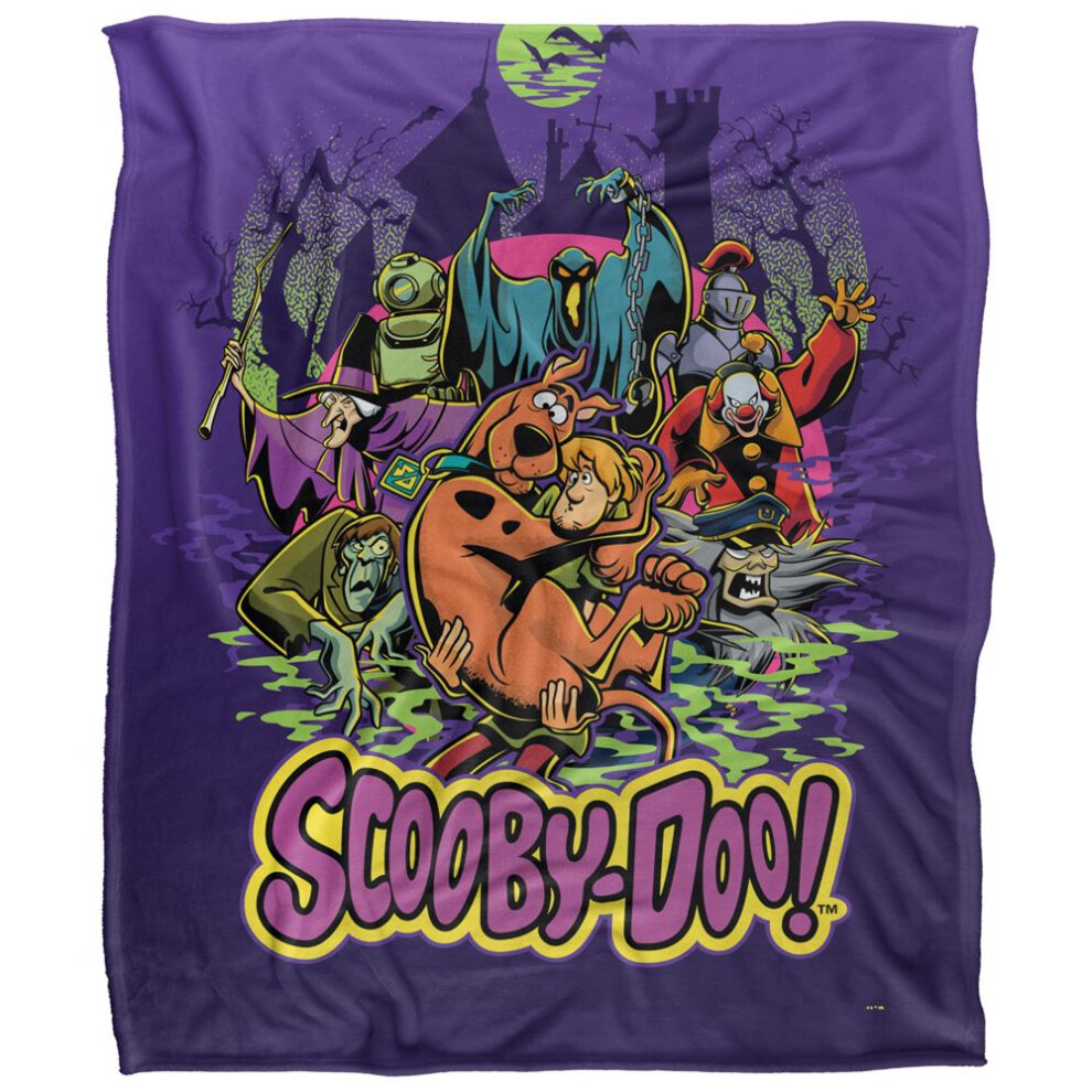 Scooby Doo Villains Blanket Multicoloured