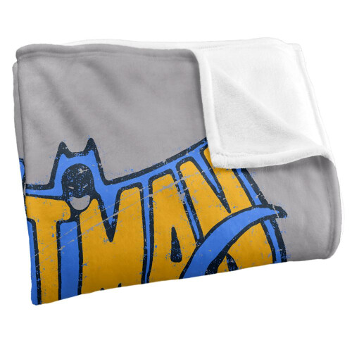 DC DC Logo Batman Blanket 1