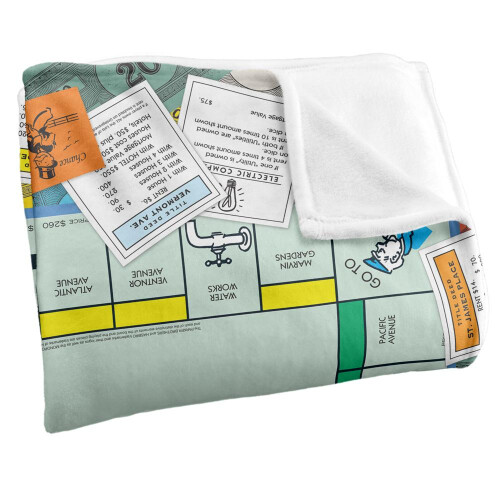 Monopoly Monopoly Game Scene Blanket 2
