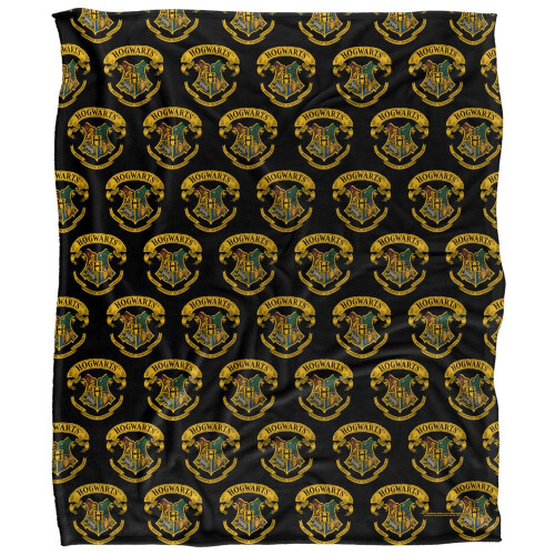 Harry Potter Harry Potter Hogwarts Repeat Print Blanket