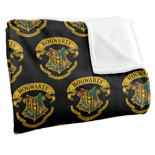 Harry Potter Harry Potter Hogwarts Repeat Print Blanket 1