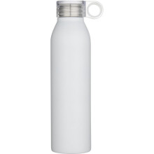 (One Size, White) Floso Grom Recycled Stainless Steel 650ml Water Bottle