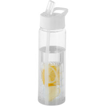(25.9 x 7.1 cm, Transparent/White) Bullet Tutti Frutti Bottle With Infuser