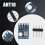 10PCS AHT10 High Precision Digital Temperature and Humidity Sensor Measurement Module I2C Communication Replace SHT20 8