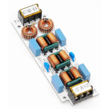 Filtro EMI 6A Supresor de Interferencias Electromagnéticas de 4 Etapas Purificador de Amplificador de Audio EMC de Potencia Común Sin Carcasa