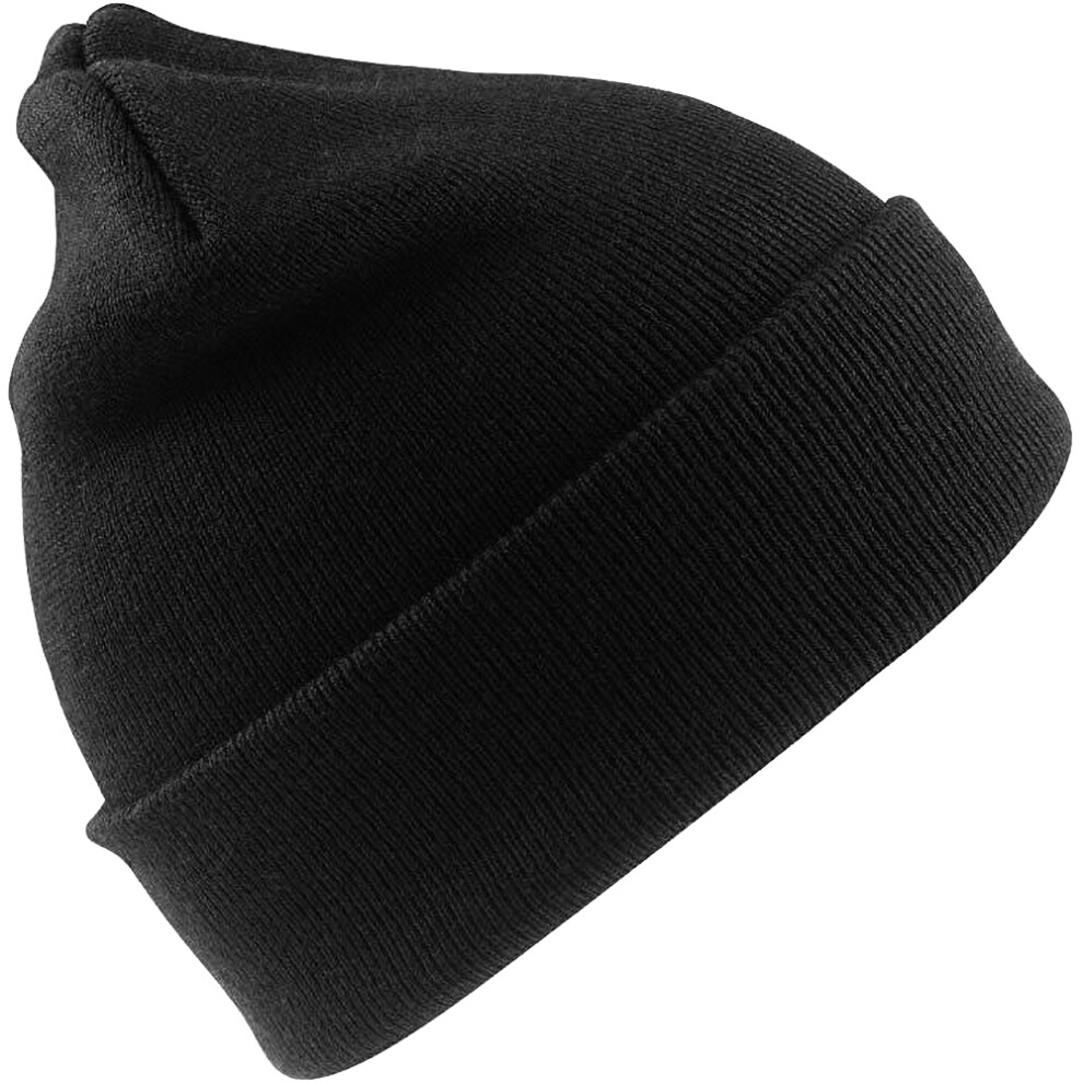 Result (One Size, ) Woolly Thermal Ski/Winter Hat With 3M Thinsulate Insulation Black