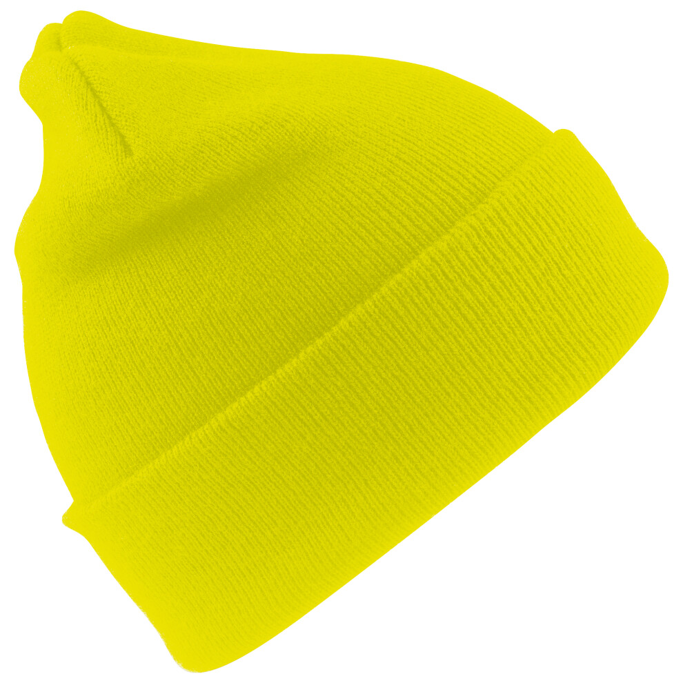 Result (One Size, Hi-Vis ) Woolly Thermal Ski/Winter Hat With 3M Thinsulate Insulation Yellow
