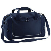 (One Size, Franch Navy/Light Grey) Quadra Teamwear Locker Duffle Bag (30 Litres)
