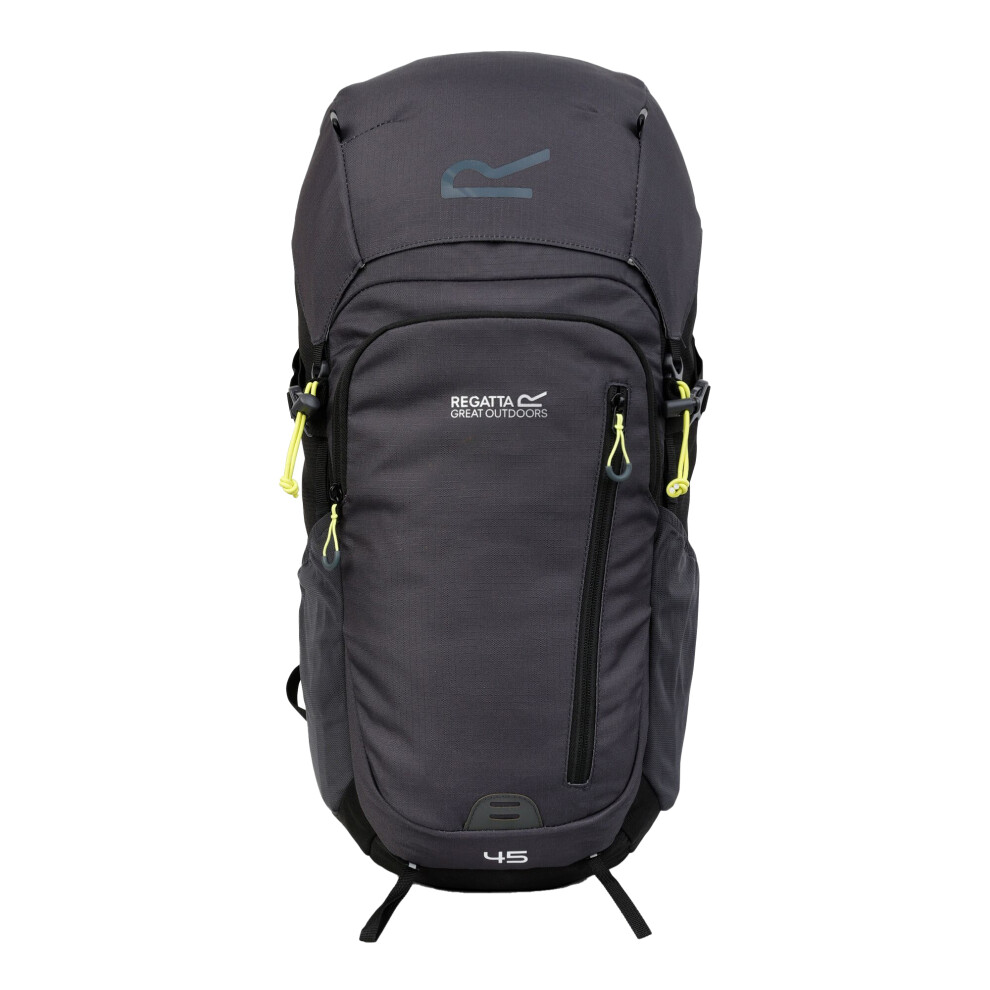 Regatta (One Size, Black/Seal Grey) Highton V2 45L Backpack