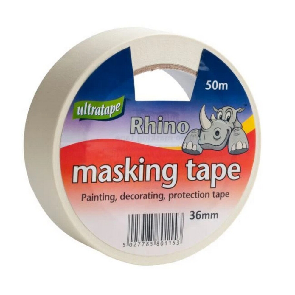 Ultratape Rhino General Purpose Masking Tape 36Mm X 50M 5063750897387