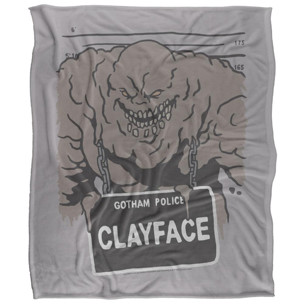 Batman Line Up Clayface Blanket Multicoloured