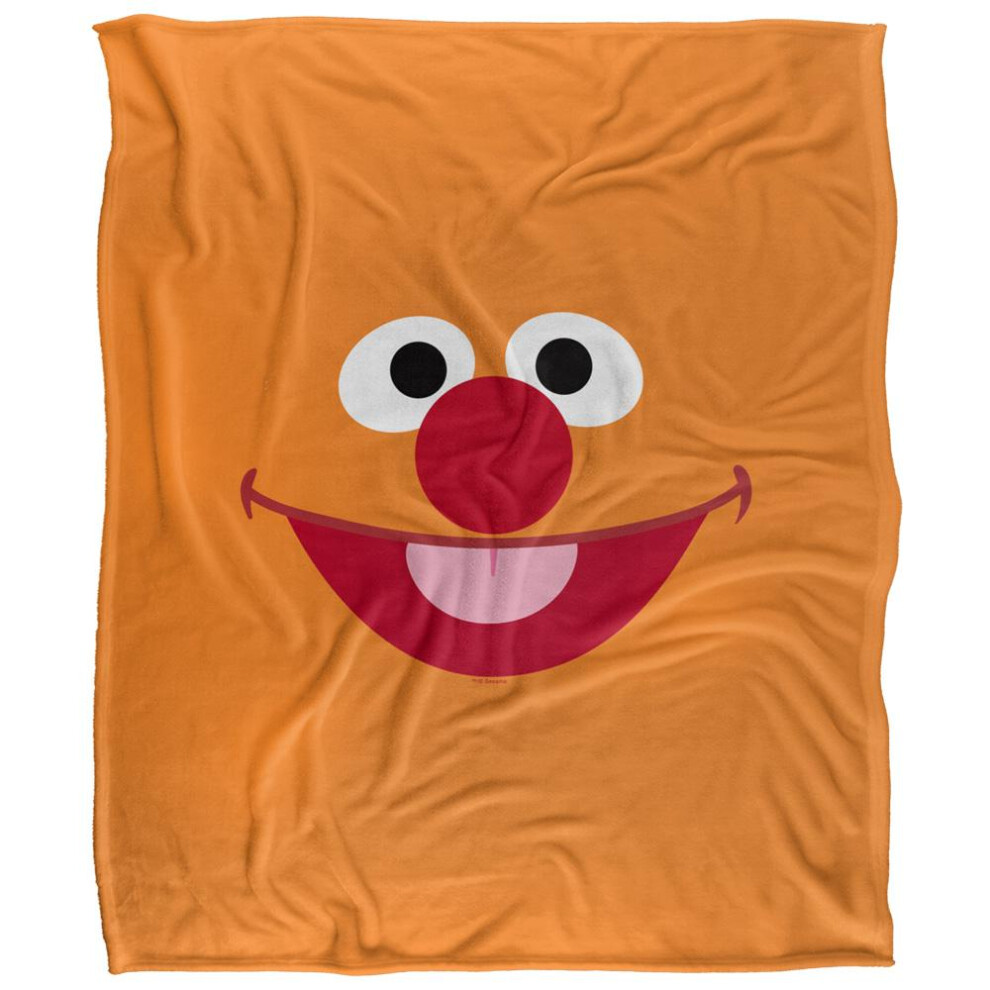 Sesame Street Face Ernie Blanket Multicoloured