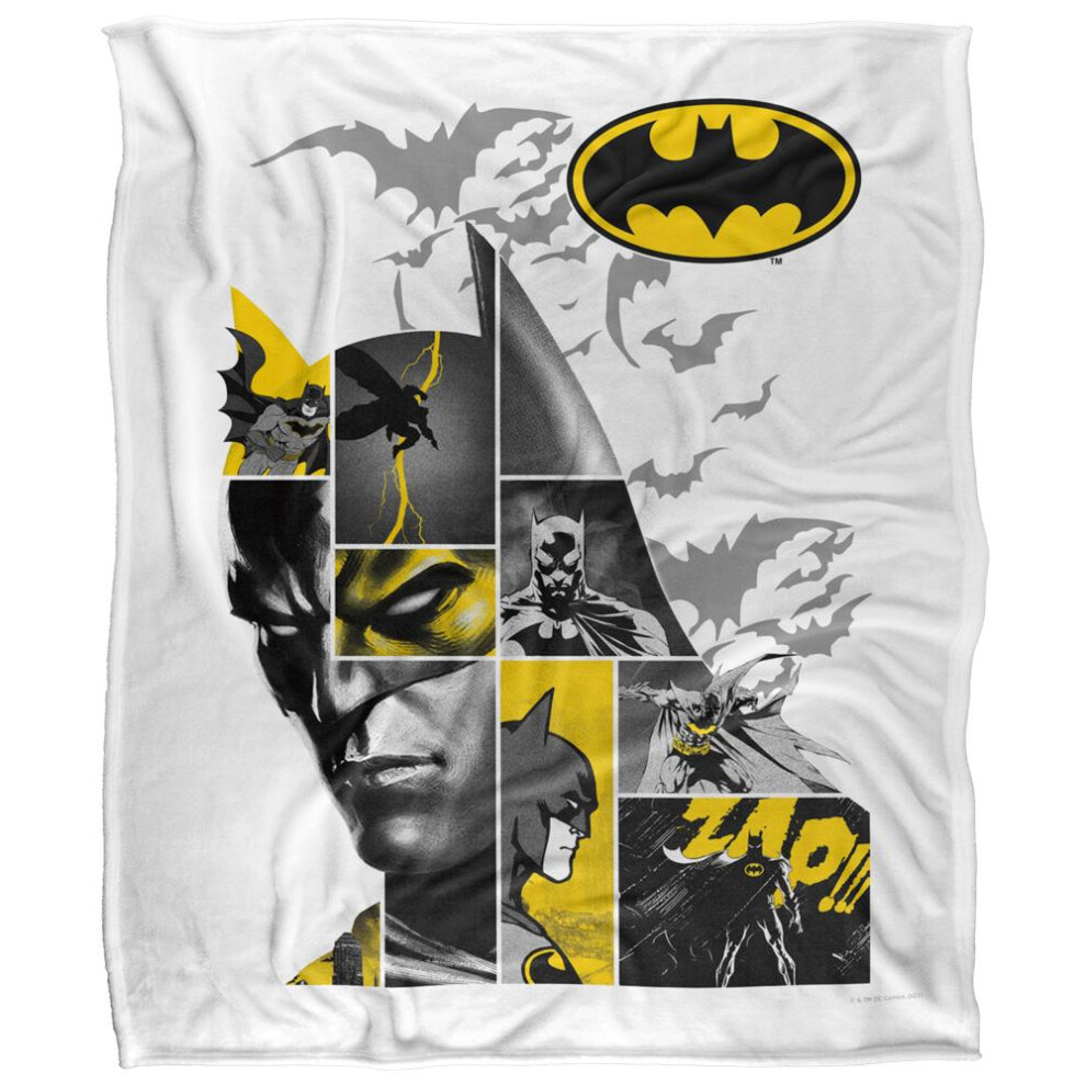 Batman Comic Strip Blanket Multicoloured