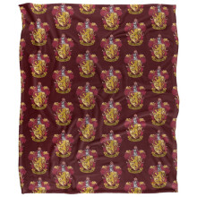 Harry Potter Gryffindor Repeat Print Blanket