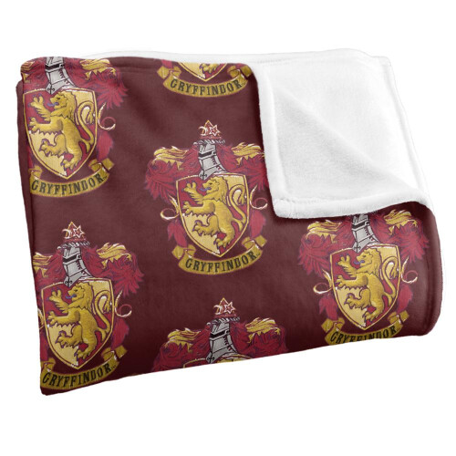 Harry Potter Harry Potter Gryffindor Repeat Print Blanket 1