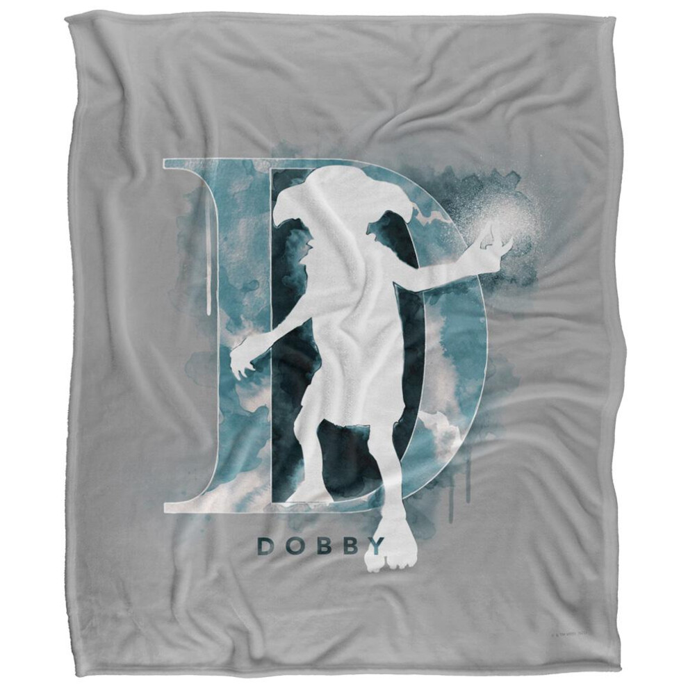 Harry Potter Ink Splatter Dobby Blanket Multicoloured