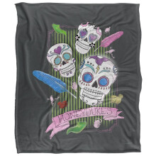 Harry Potter Honeydukes Skulls Blanket