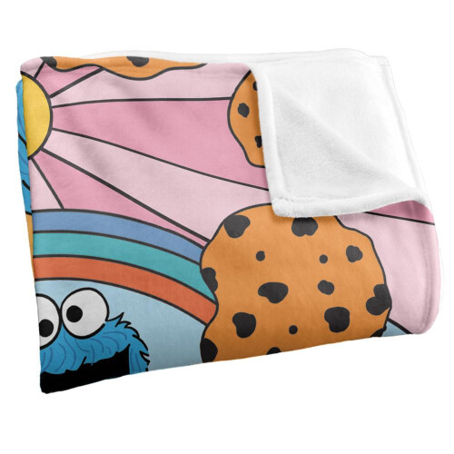 Sesame Street Sesame Street Sunrise Cookie Monster Blanket 1