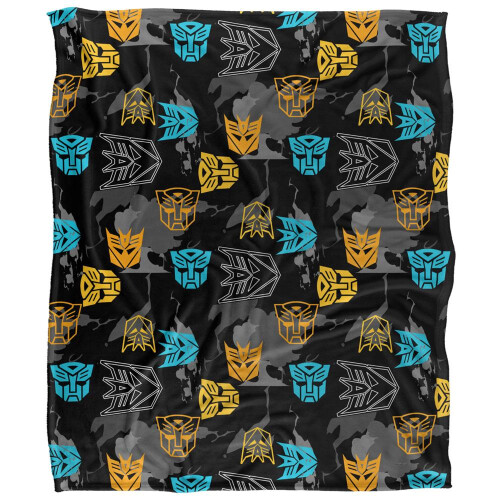 Transformers Transformers Repeat Logo Blanket