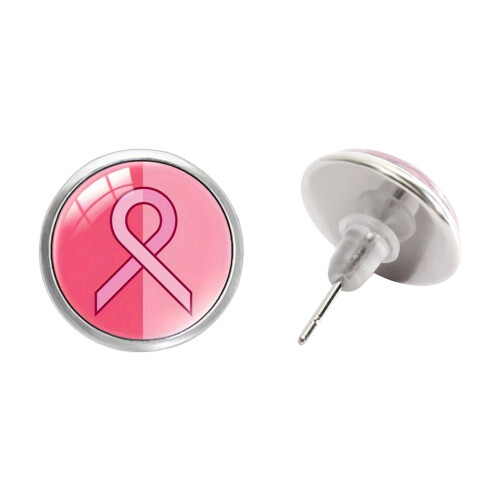 Boucles d'oreilles à la mode pour le cancer du sein,-SSS3