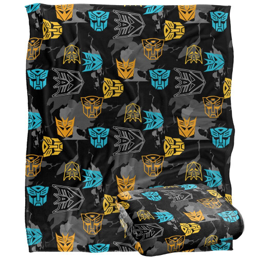 Transformers Transformers Repeat Logo Blanket 2