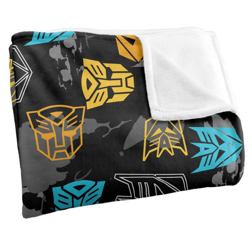 Transformers Transformers Repeat Logo Blanket 1