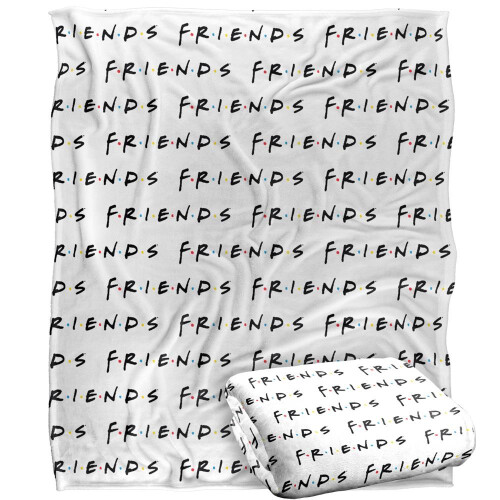 Friends Friends Repeat Logo Blanket 1