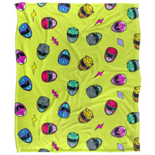 Power Rangers Helmet Blanket